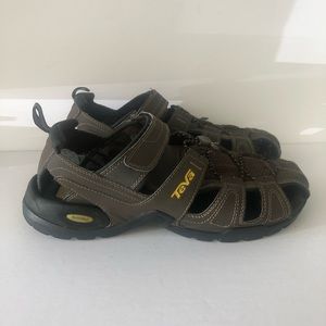 Teva Forebay Shocpad Hiking Sandal Size 11 Coffee